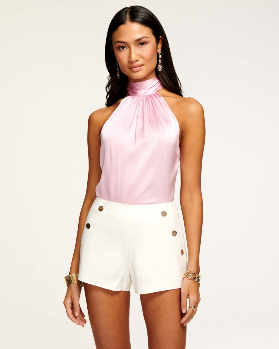 Dresses Ramy Brook | Ramy Brook Lori High Neck Tank Top All New Arrivals Opal Pink