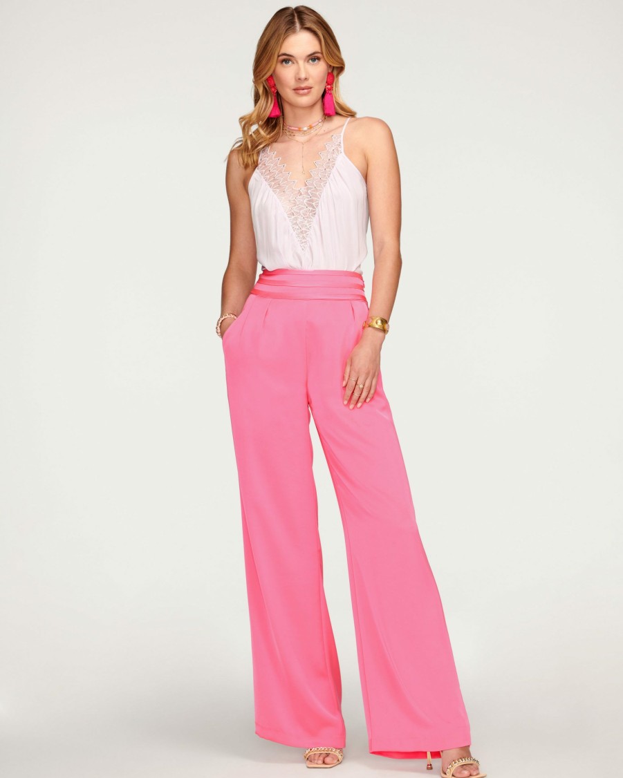 Dresses Ramy Brook | Ramy Brook Joss Wide Leg Pant Wild Pink