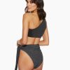 Swim Ramy Brook | Ramy Brook Nova Side Tie Bikini Bottom Noir