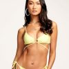 Swim Ramy Brook | Ramy Brook Ridge Strappy Bikini Top New Swim Pineapple