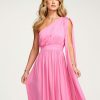 Dresses Ramy Brook | Ramy Brook Athena One-Shoulder Maxi Dress All New Arrivals Wild Pink