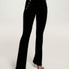 Clothing Ramy Brook | Ramy Brook All New Arrivals Helena High-Rise Flare Jean Black