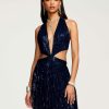 Dresses Ramy Brook | Ramy Brook Selena Cutout Maxi Dress All New Arrivals Navy