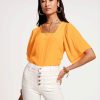 Clothing Ramy Brook | Ramy Brook All New Arrivals Exclusive Kit Top Radiant Yellow