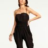 Dresses Ramy Brook | Ramy Brook Starr Spaghetti Strap Jumpsuit All New Arrivals Black