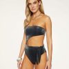 Swim Ramy Brook | Ramy Brook Knit Gigi Cut Out One Piece Swimsuit Shop All Black