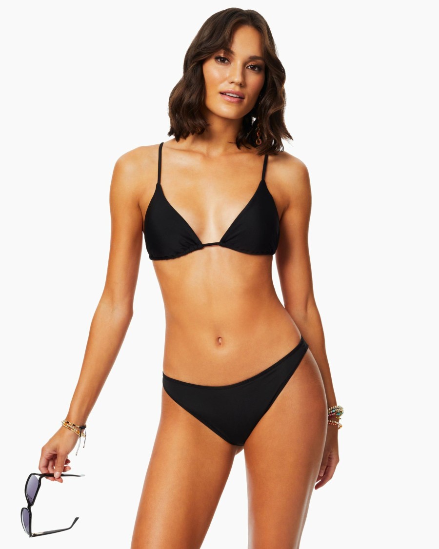 Swim Ramy Brook | Ramy Brook Shop All Lalia Triangle Bikini Top Black