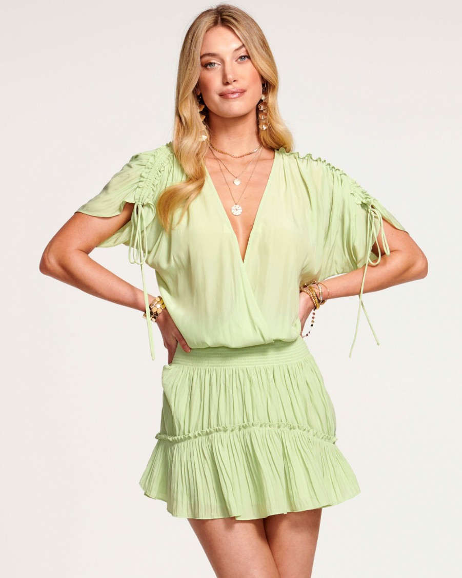 Clothing Ramy Brook | Ramy Brook Tilda Short Sleeve Mini Dress Sale Julep