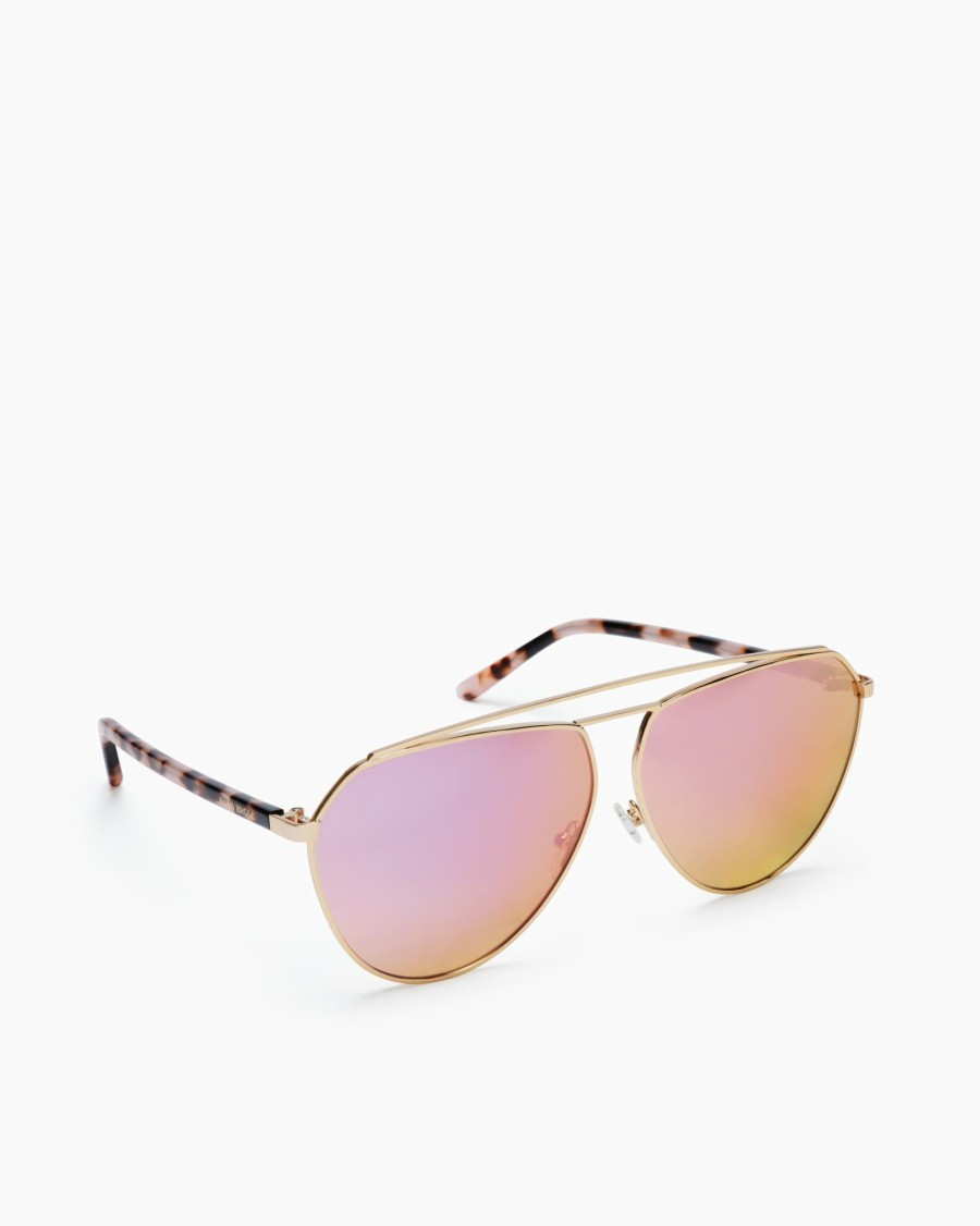 Swim Ramy Brook | Ramy Brook Miami Oversized Aviator Sunglasses Shop All Gradient Pink