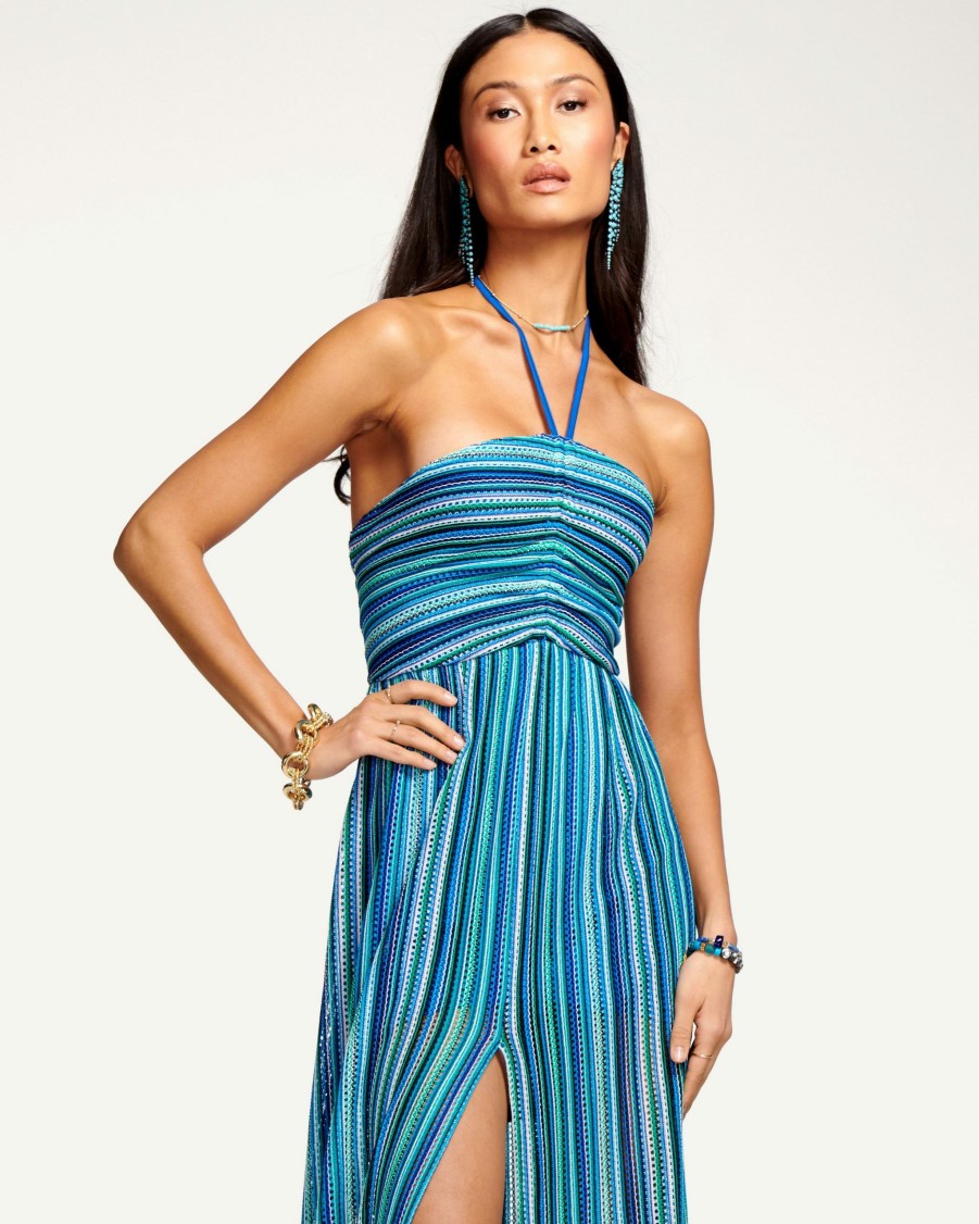 Dresses Ramy Brook | Ramy Brook Alessia Halter Maxi Dress All New Arrivals Sky