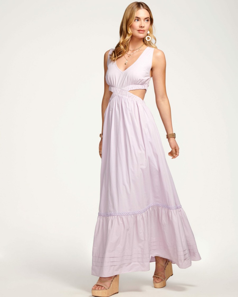 Dresses Ramy Brook | Ramy Brook Alice Cutout Maxi Dress Pale Lavender