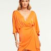 Clothing Ramy Brook | Ramy Brook Sale Alexis Wrap Mini Dress Zinnia