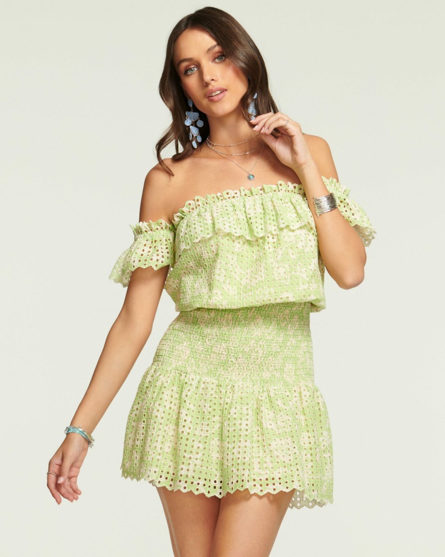 Clothing Ramy Brook | Ramy Brook Mckenna Off-The-Shoulder Mini Dress Julep