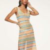 Swim Ramy Brook | Ramy Brook Violet Coverup Midi Dress Shop All Neon Stripe