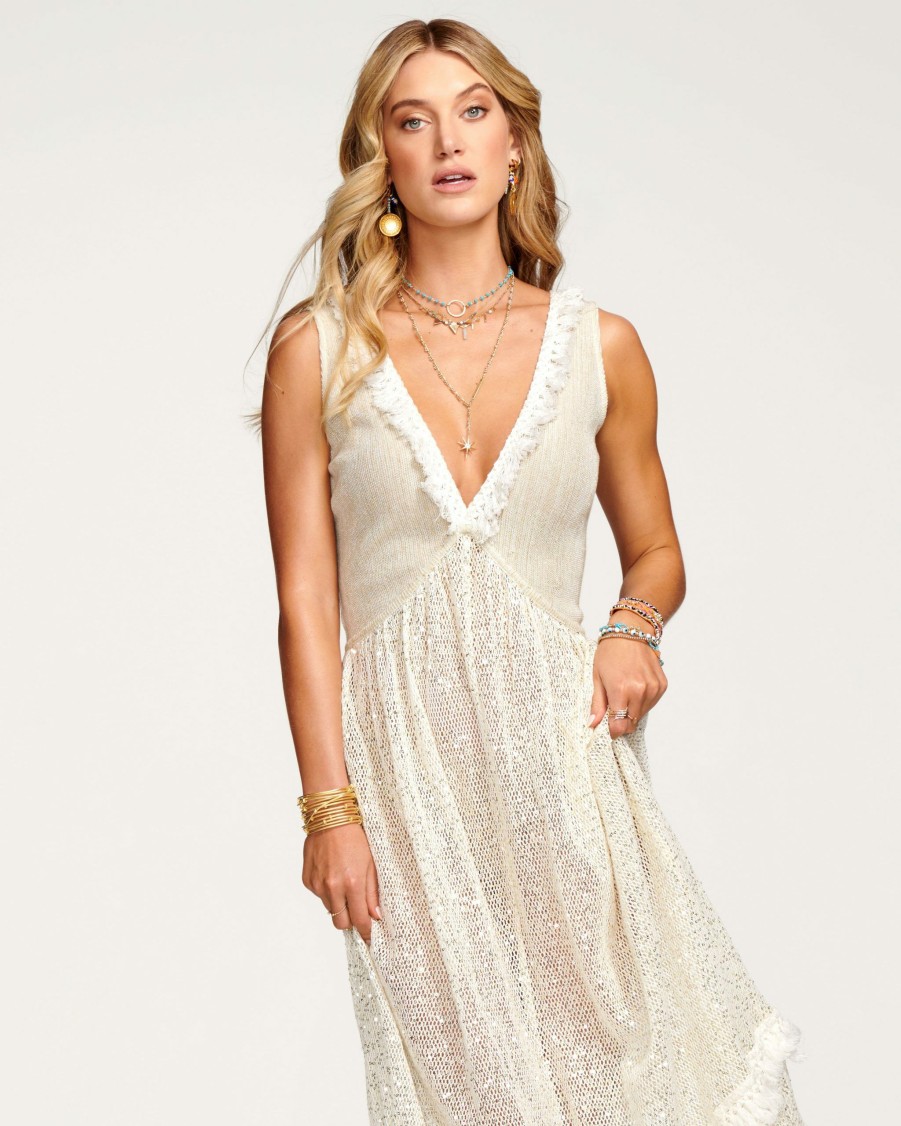 Swim Ramy Brook | Ramy Brook New Dresses Jess Coverup Midi Dress Neutral