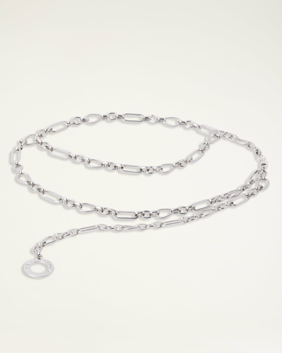 Clothing Ramy Brook | Ramy Brook All New Arrivals Kellie Chain Belt Silver