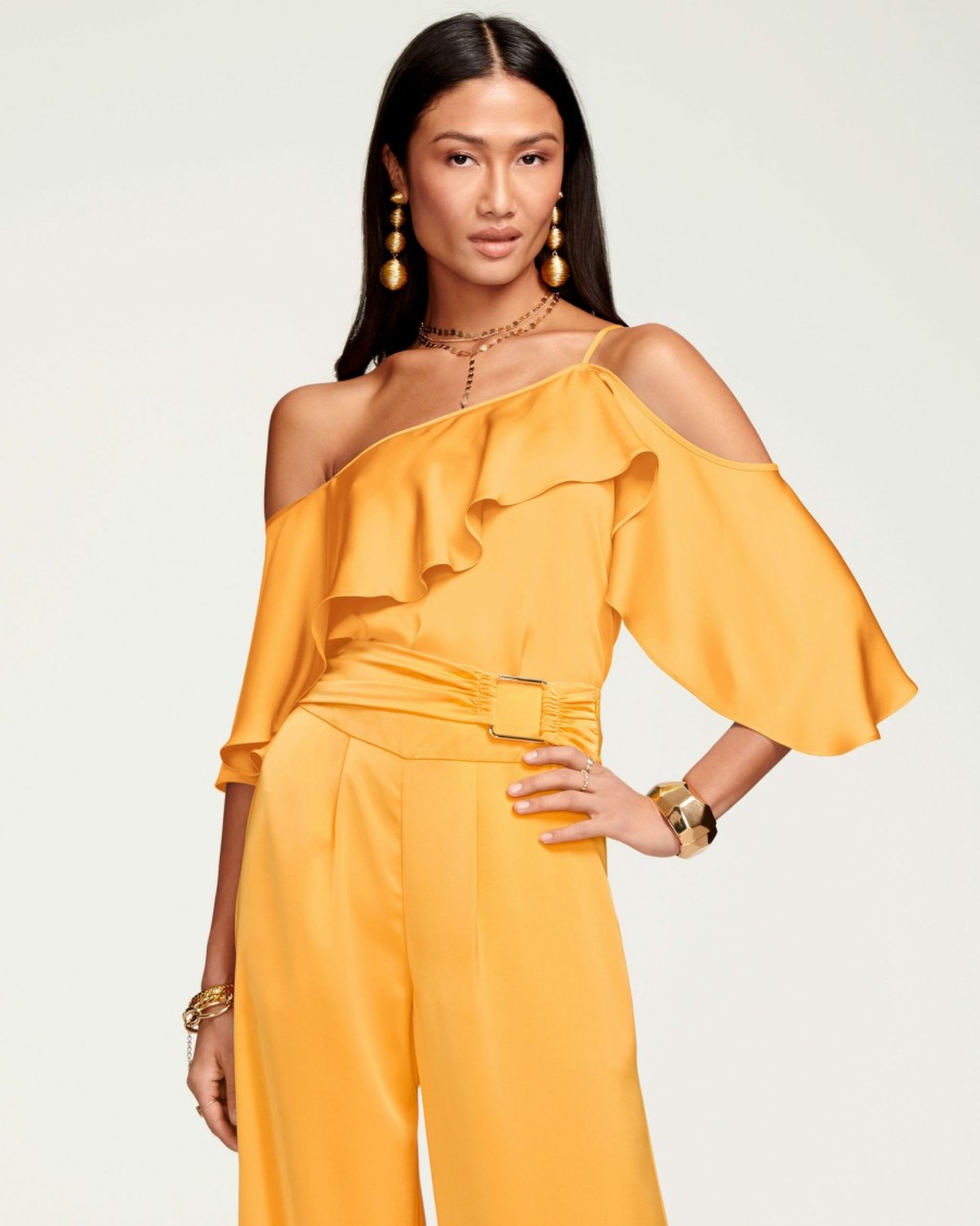 Dresses Ramy Brook | Ramy Brook Scarlett One-Shoulder Top All New Arrivals Radiant Yellow