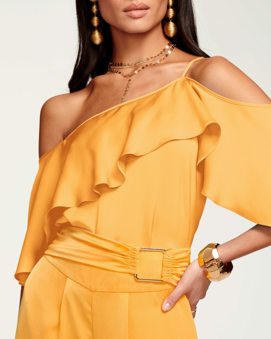 Dresses Ramy Brook | Ramy Brook Scarlett One-Shoulder Top All New Arrivals Radiant Yellow