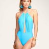 Swim Ramy Brook | Ramy Brook Shop All Annka Halter One Piece Swimsuit Splash