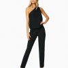 Dresses Ramy Brook | Ramy Brook Shop All Lulu One Shoulder Jumpsuit Black