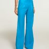 Dresses Ramy Brook | Ramy Brook All New Arrivals Seth High Rise Flare Pant Lagoon