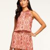 Dresses Ramy Brook | Ramy Brook Printed Paris Sleeveless Mini Dress All New Arrivals Zinnia