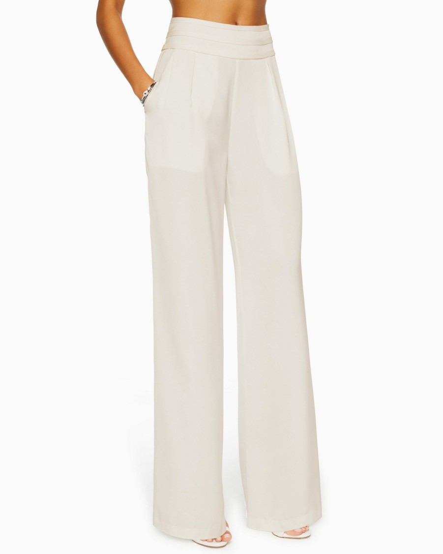 Dresses Ramy Brook | Ramy Brook Shop All Joss Wide Leg Pant Bone