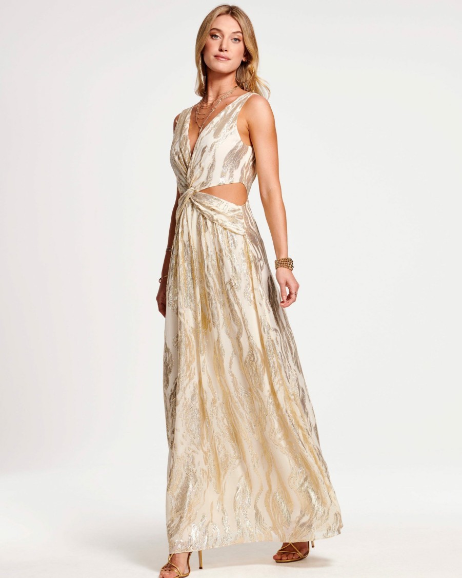 Dresses Ramy Brook | Ramy Brook Irene Cutout Maxi Dress All New Arrivals Ivory