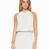 Dresses Ramy Brook | Ramy Brook Audrey Smocked Midi Dress Ivory