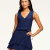 Dresses Ramy Brook | Ramy Brook Lucca Tiered Mini Dress All New Arrivals Spring Navy