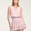 Dresses Ramy Brook | Ramy Brook Laura V-Neck Mini Dress Pale Lavender