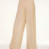 Swim Ramy Brook | Ramy Brook Pleated Athena Palazzo Pant Gold