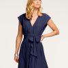 Dresses Ramy Brook | Ramy Brook Shop All Rebecca Short Sleeve Maxi Dress Spring Navy