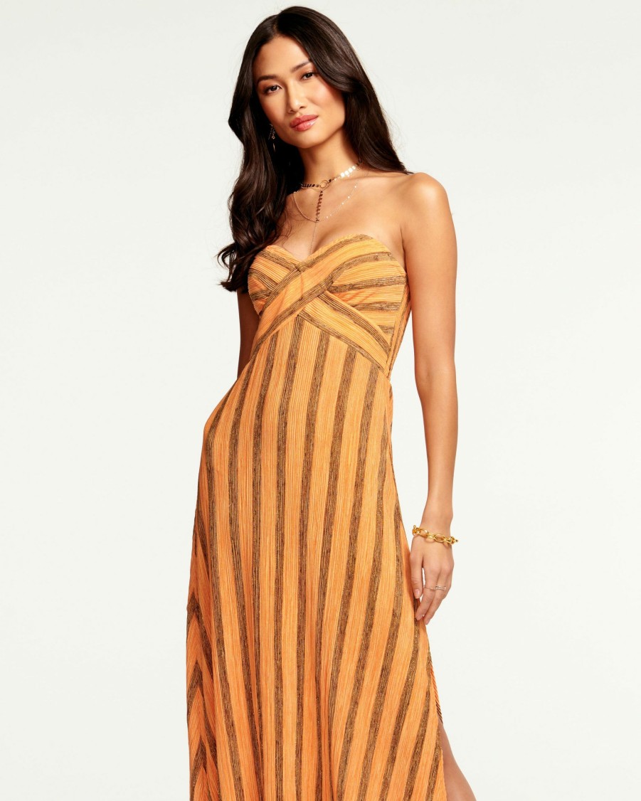 Clothing Ramy Brook | Ramy Brook Faretta Strapless Maxi Dress Sale Zinnia