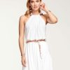 Dresses Ramy Brook | Ramy Brook Rope Trim Mykonos Halter Midi Dress All New Arrivals Ivory