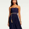 Dresses Ramy Brook | Ramy Brook All New Arrivals Laura Strapless Midi Dress Spring Navy