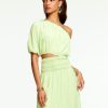 Dresses Ramy Brook | Ramy Brook Dina Smocked Midi Cutout Dress Julep