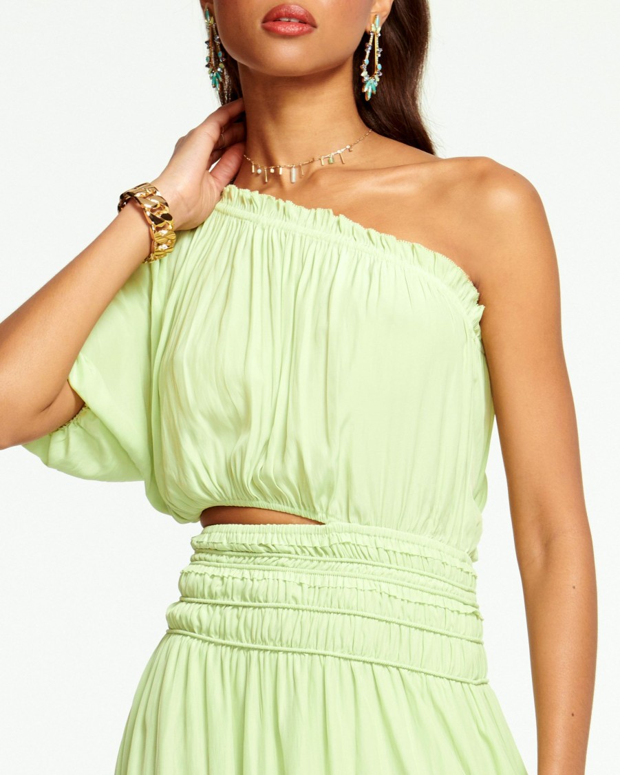 Dresses Ramy Brook | Ramy Brook Dina Smocked Midi Cutout Dress Julep