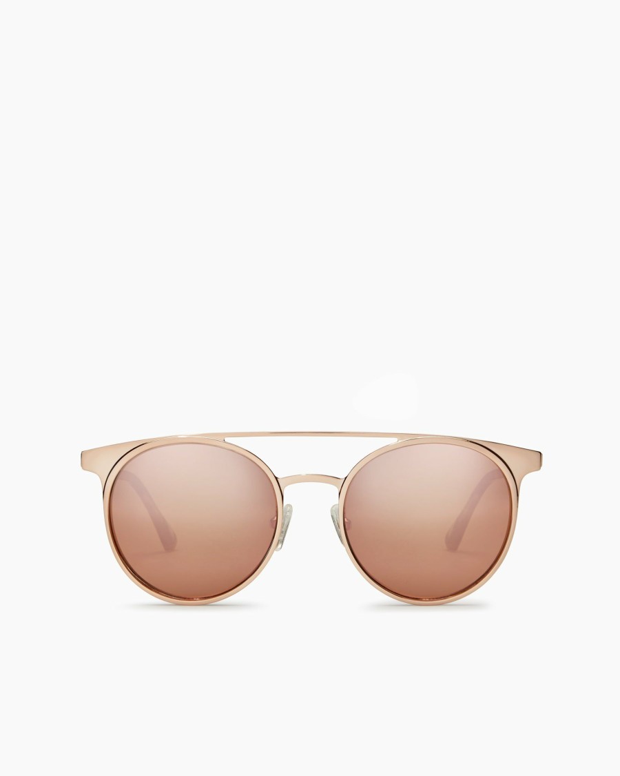 Swim Ramy Brook | Ramy Brook Malibu Round Sunglasses Shop All Rose Gold