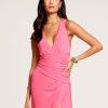 Dresses Ramy Brook | Ramy Brook Gemma Slit Maxi Dress Wild Pink