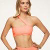 Swim Ramy Brook | Ramy Brook Shop All Darren One-Shoulder Bikini Top Electric Orange