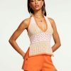 Clothing Ramy Brook | Ramy Brook All New Arrivals Harley Halter Tank Top Opal Pink