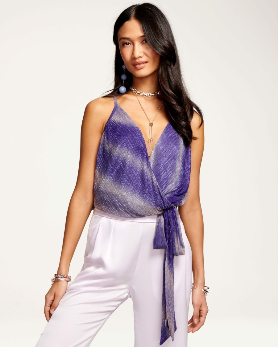 Clothing Ramy Brook | Ramy Brook Eli Wrap Top All New Arrivals Pale Lavender