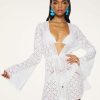 Swim Ramy Brook | Ramy Brook Simona Coverup Mini Dress Shop All White