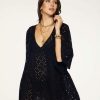 Swim Ramy Brook | Ramy Brook Shop All Ariella Coverup Mini Dress Black