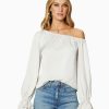 Clothing Ramy Brook | Ramy Brook Shop All Murphy Off-The-Shoulder Top Bone