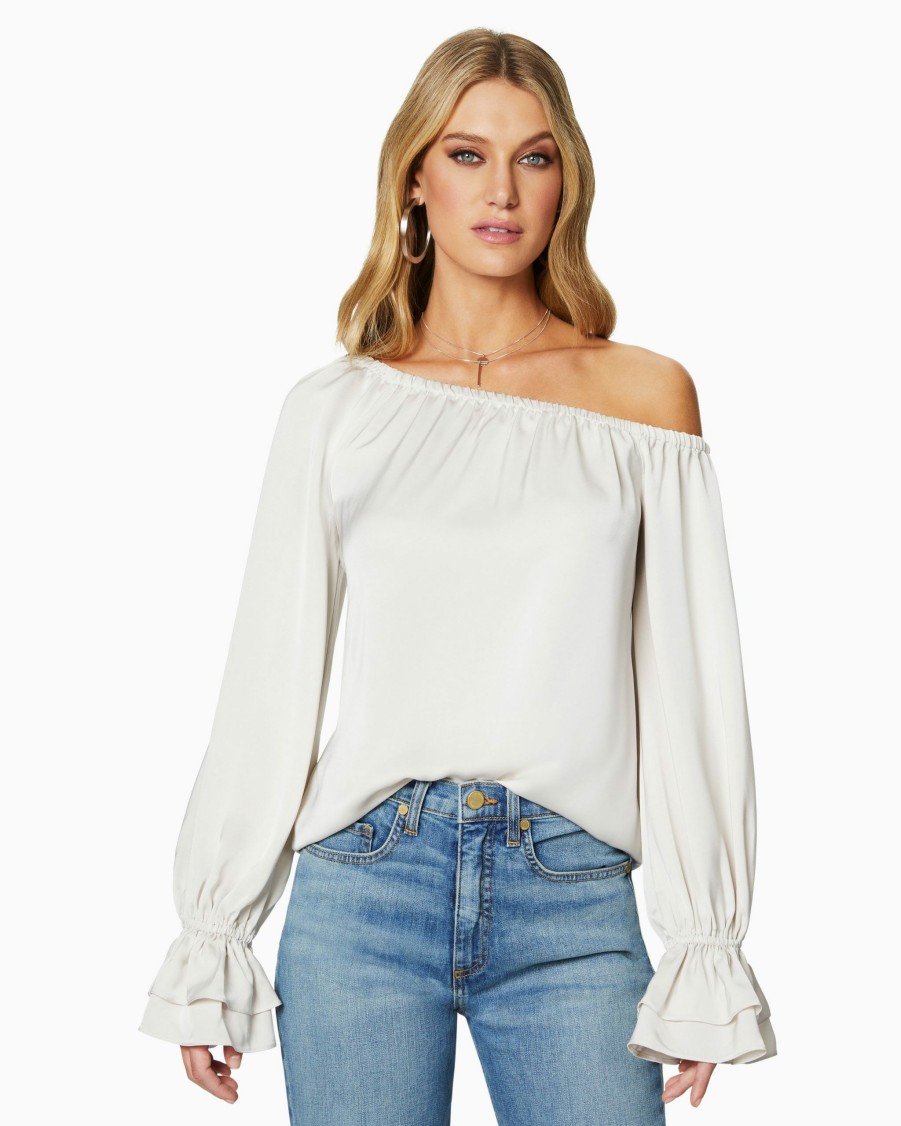 Clothing Ramy Brook | Ramy Brook Shop All Murphy Off-The-Shoulder Top Bone