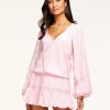 Dresses Ramy Brook | Ramy Brook Kurt Tiered Mini Dress Opal Pink