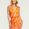 Dresses Ramy Brook | Ramy Brook All New Arrivals La Quinta V-Neck Mini Dress Zinnia