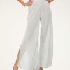 Swim Ramy Brook | Ramy Brook Knit Athena Palazzo Pant Silver